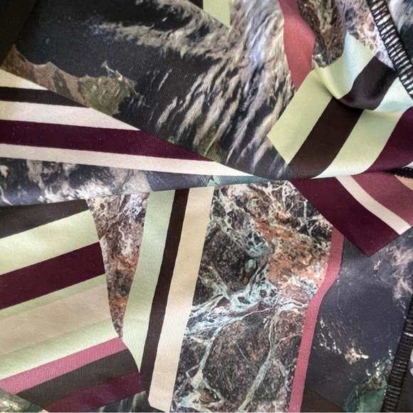 JOY LAB LEGGINGS BLACK WITH MULTICOLOR DESIGN SIZE XL - Picture 3 of 8